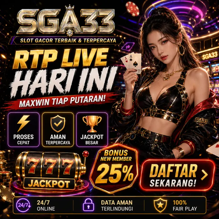 Banner akses dan pendaftaran SGA33